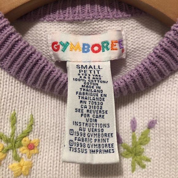 Gymboree Flowers Knit Top - Picture 5 of 5